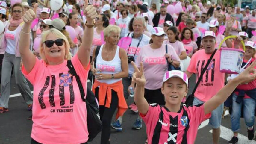 Una carrera contra el cáncer con la Federación de Peñas del CD Tenerife