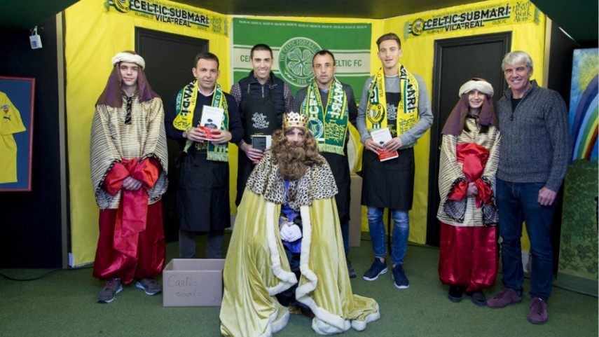 La peña Celtic Submarí disfruta de la llegada de los Reyes Magos