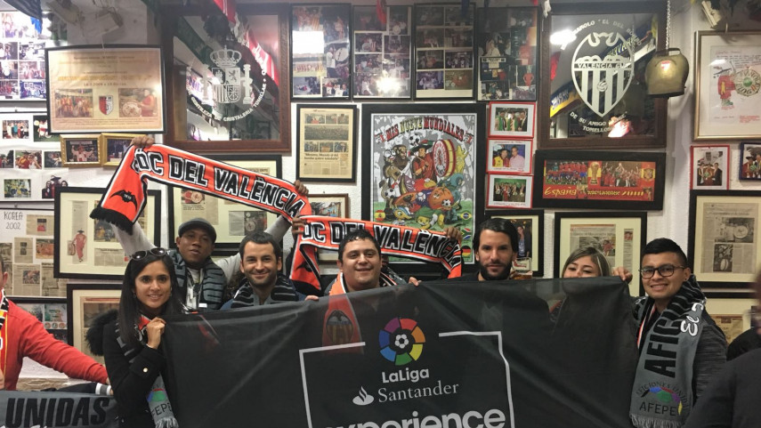 Aficiones Unidas y LaLiga Santander Experience comparten su pasión por el fútbol antes del Valencia CF – Real Madrid