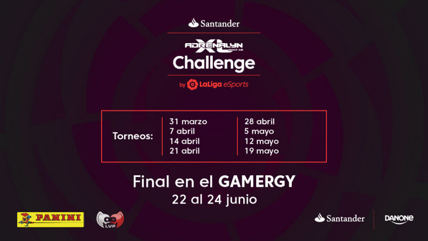 Todo lo que necesitas saber sobre los torneos Santander Adrenalyn Challenge by LaLiga eSports